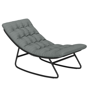Outdoor rocking chair with cushion