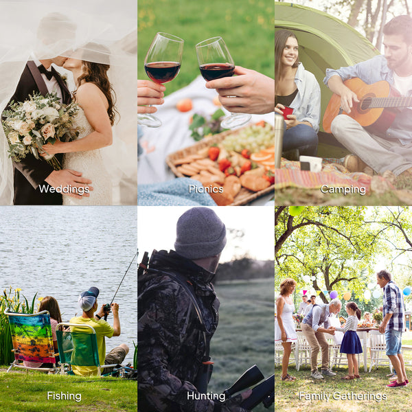 Table glacière pliante avec système d'évacuation