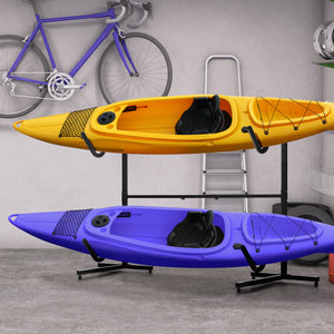 Support de rangement autoportant pour kayaks