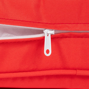 Coussins épais et profonds pour siège d'extérieur avec coussin de dossier, rouge