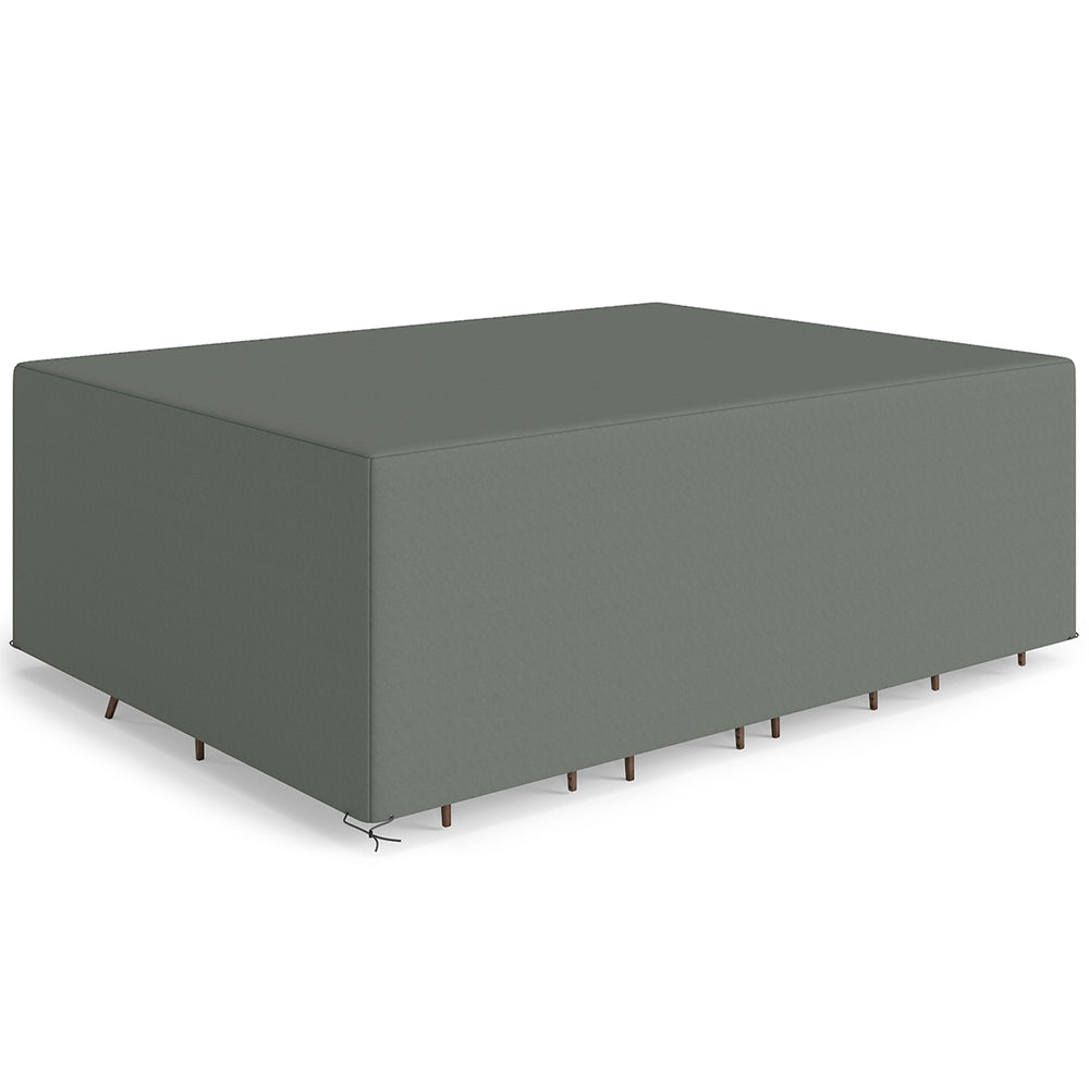 Patio Furniture Covers, Waterproof, Windproof Anti-UV 600D Heavy Duty Oxford Fabric Outdoor Furniture Cover for Dining Table Chair Set, 108" x 80" x 35", Charcoal Grey