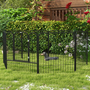 8-panel heavy-duty metal playpen