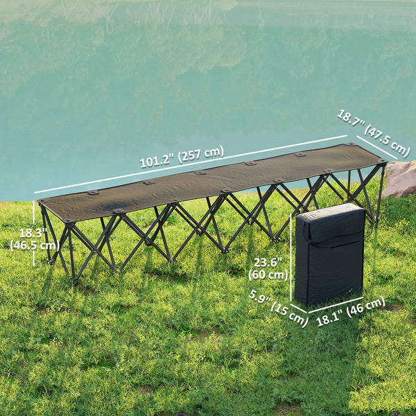 Chaise de camping pliante portable 6 places