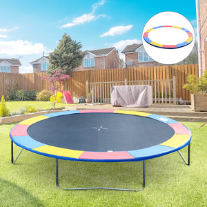 Soozier 14FT Trampoline Pad ⌀168" Replacement Jump Bounce Colorful
