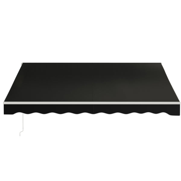 Store banne rétractable électrique 12'x10', avec télécommande, noir