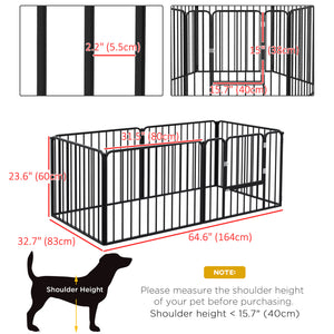 6-panel steel playpen