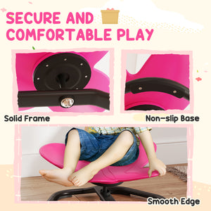 Pink Butterfly Children's Swivel Chair