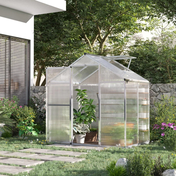 Serre de jardin avec panneaux en polycarbonate