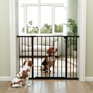 Barrière de sécurité pour chien à pression, noire
