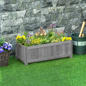 Jardinière surélevée pliable en bois pour jardin et terrasse