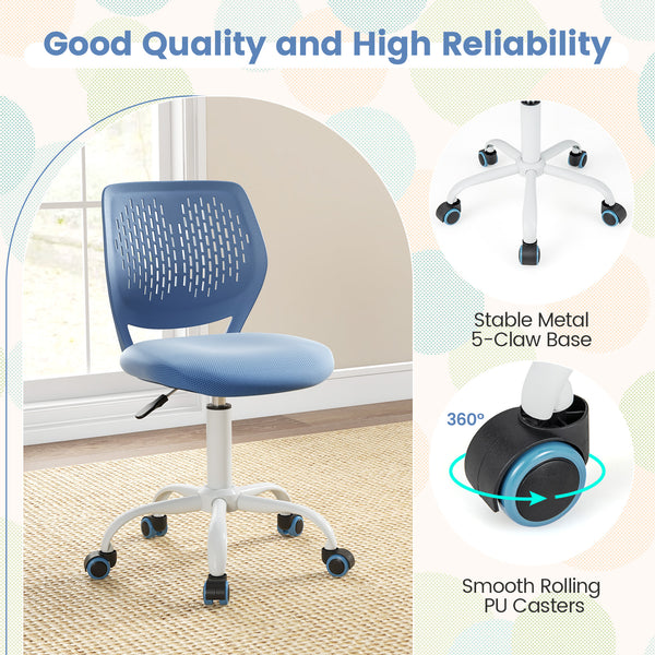 Chaise d'étude ergonomique pour enfants avec hauteur réglable