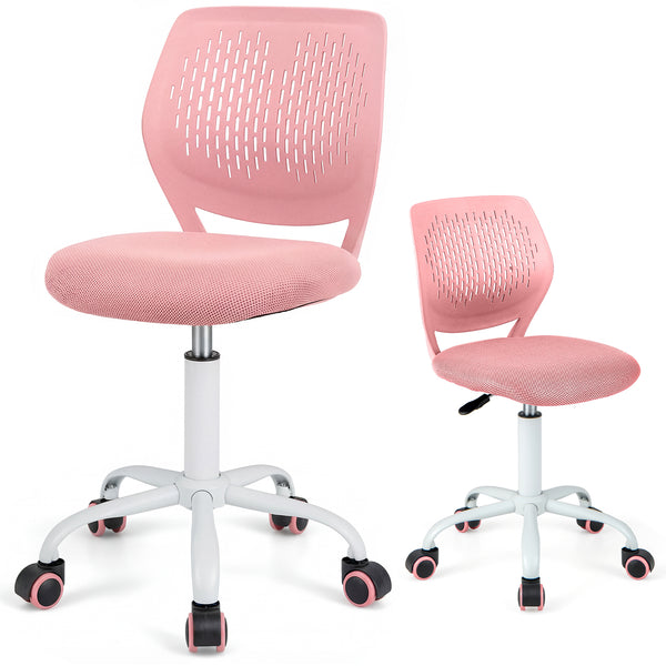 Chaise d'étude ergonomique pour enfants avec hauteur réglable - Light Pink
