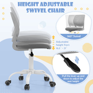 Chaise d'étude ergonomique pour enfants avec hauteur réglable
