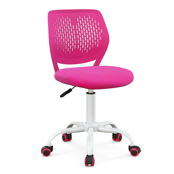 Chaise d'étude ergonomique pour enfants avec hauteur réglable - Rose