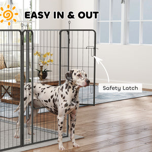 16-Panel Dog Playpen with Strap