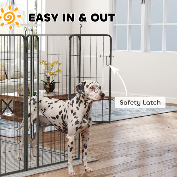 16-Panel Dog Playpen with Strap