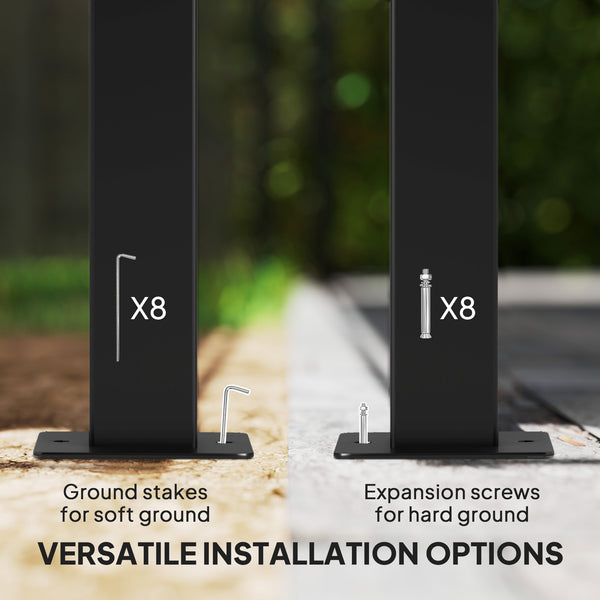 10 x 10 retractable pergola UPF 30+, brown