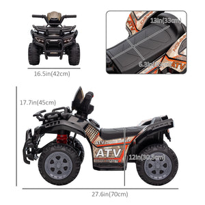6V Quad with music, black