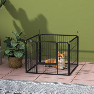 Metal Dog Playpen with Gate