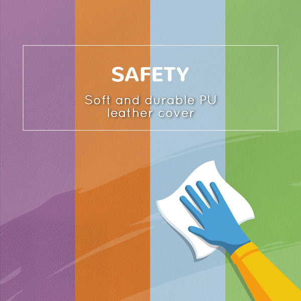 Ensemble de jeu en mousse souple 4 pièces pour grimper et ramper, multicolore