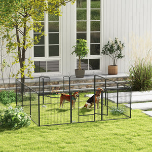 Dog park with gate and 12 panels