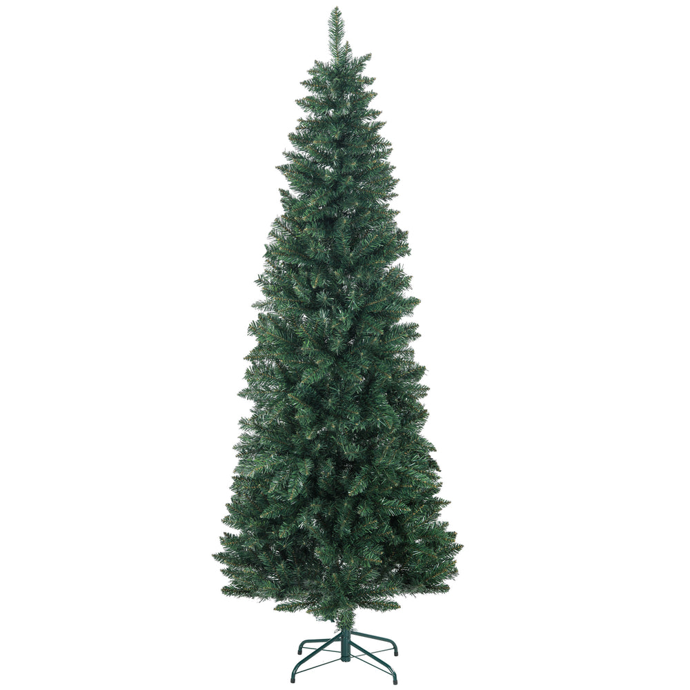 Sapin de Noël artificiel 7 pieds de haut avec 687 branches et base en acier
