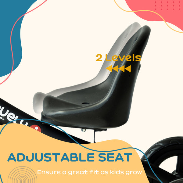 Tricycle for children 18 months and older, indoor and outdoor, Black