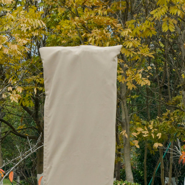 Housse de parasol avec fermeture éclair, beige