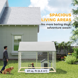 Enclos extérieur robuste en acier galvanisé avec toit étanche