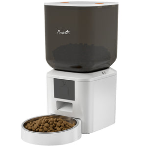 Automatic Cat Feeder, 2.4G WiFi, Smart APP Control, 8L Pet Feeder Dispenser, 1-10 Meals with 10s Meal Call Back