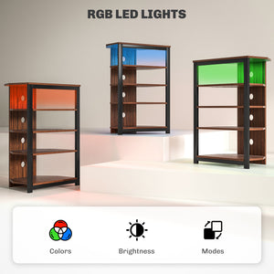 Meuble pour téléviseurs jusqu'à 29 pouces avec éclairage LED