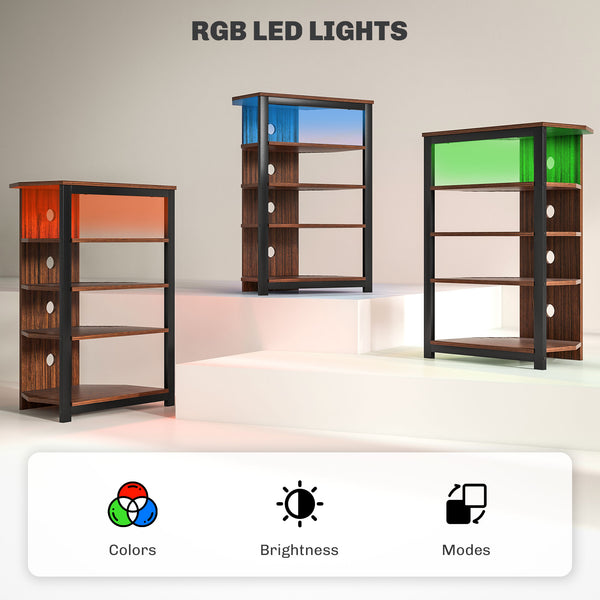 Meuble pour téléviseurs jusqu'à 29 pouces avec éclairage LED