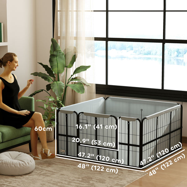 Caisse de mise bas à 4 panneaux avec tissu Oxford 600D coupe-vent