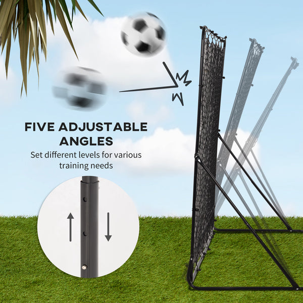 Filet de rebond de soccer avec 5 angles réglables