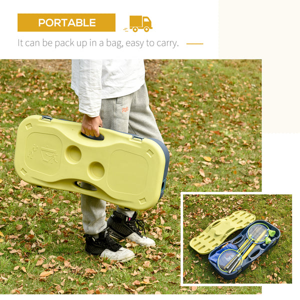 Ensemble de badminton portable avec filet