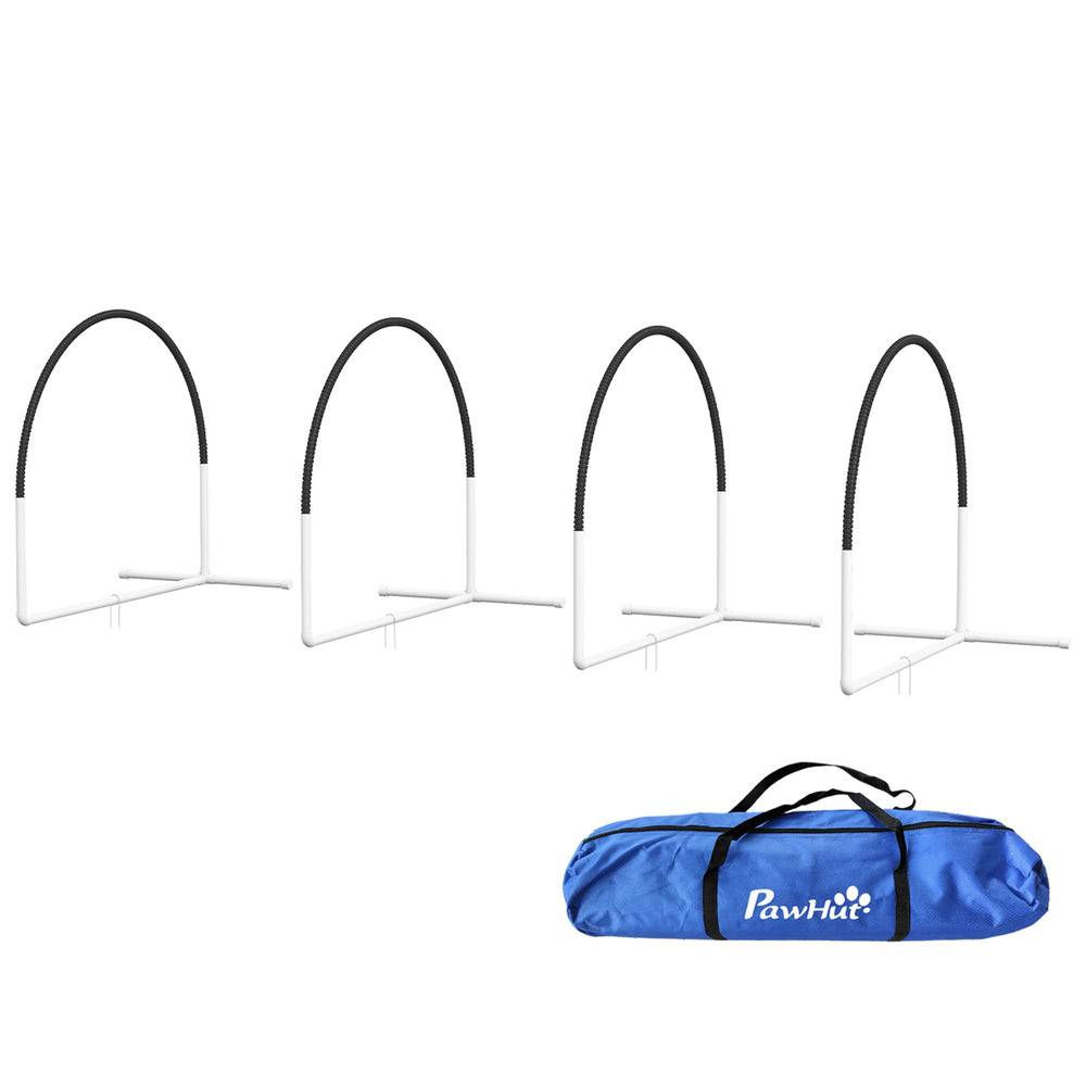 Parcours d'obstacles pour chien, noir