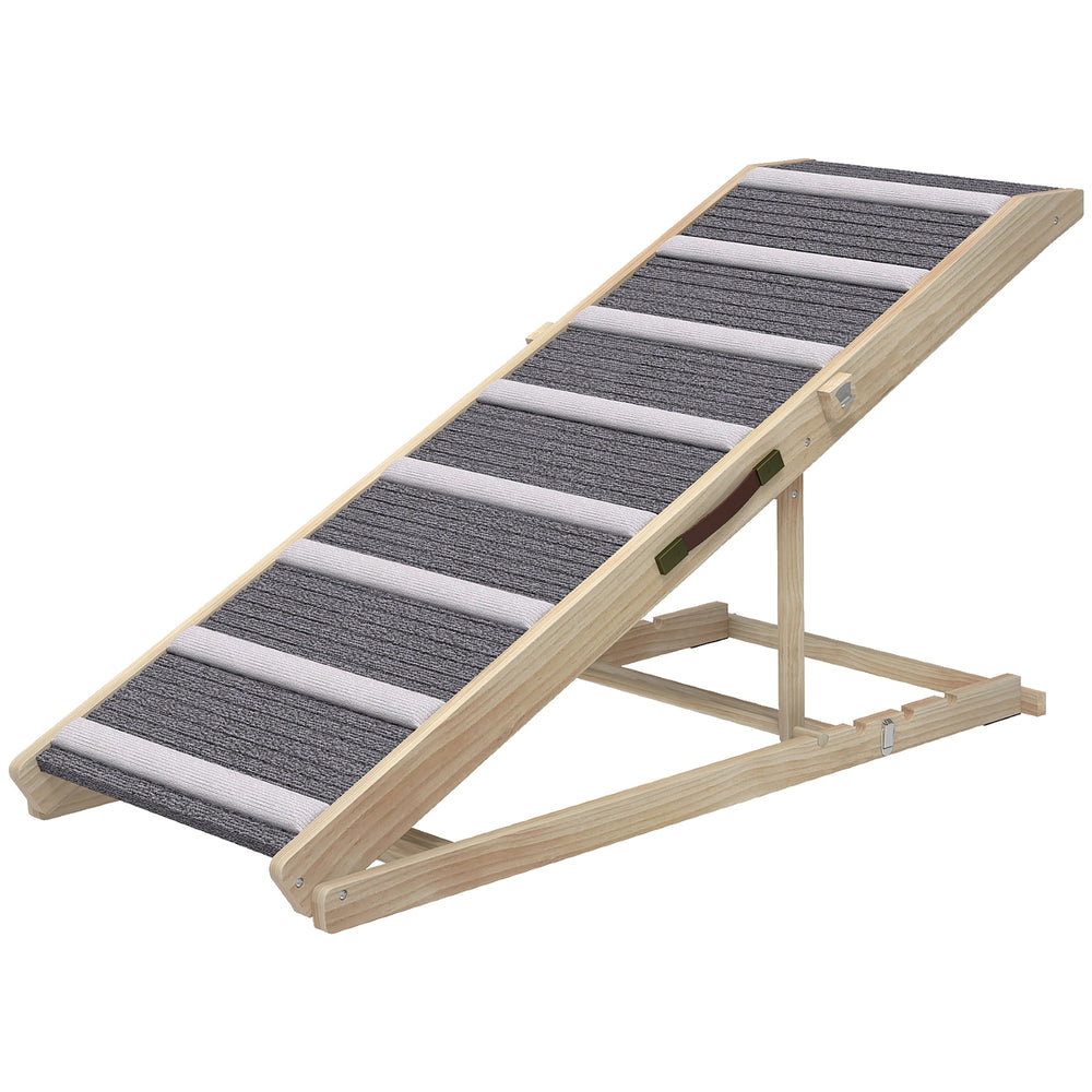 Dog ramp with 4 adjustable heights