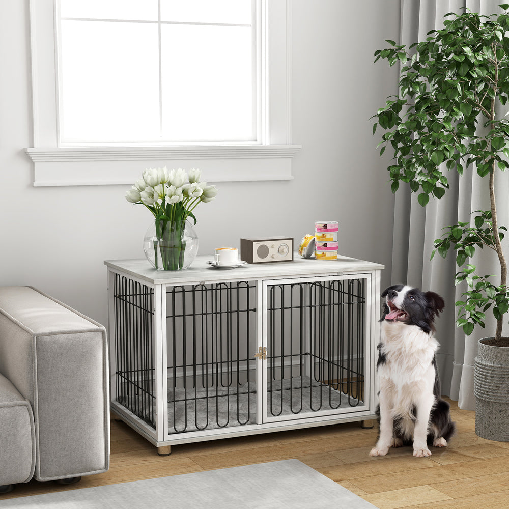 Crate furniture with washable cushion, grey