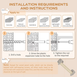 Arbre à chat mural avec griffoir, échelle, niche et plateformes de saut, gris clair