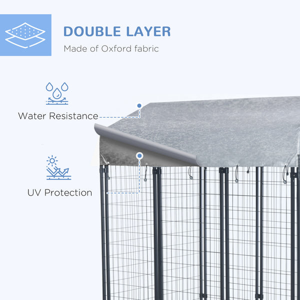 Chenil avec housse imperméable et résistante aux UV