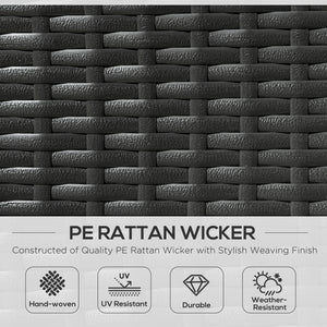 Patio Daybed, Outdoor Wicker Double Daybed, PE Rattan Sun Lounger for 2-Person with Cushions, and Foldable Awning, for Garden, Balcony, Poolside, Green