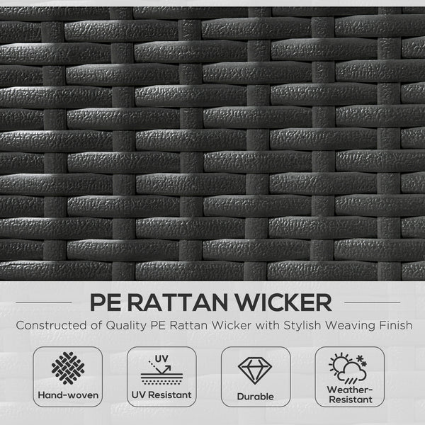 Patio Daybed, Outdoor Wicker Double Daybed, PE Rattan Sun Lounger for 2-Person with Cushions, and Foldable Awning, for Garden, Balcony, Poolside, Green