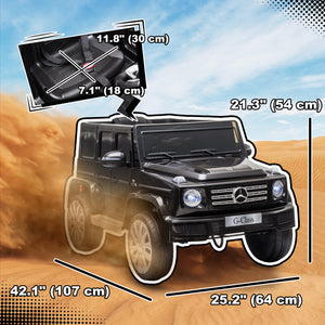 Mercedes Benz G500 12 V avec télécommande, noire
