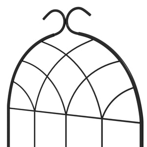 Ensemble de 2 treillis de jardin pour plantes grimpantes