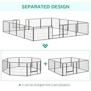 Robust 16-Panel Dog Pen