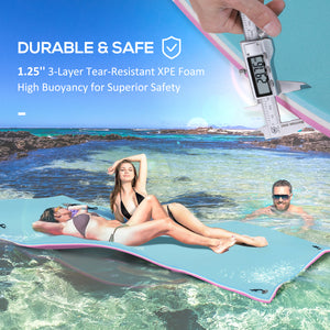 Tapis flottant 10 x 5 pi, Bleu