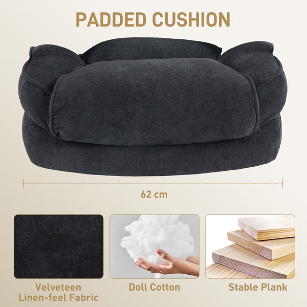 Executive office chair for tall people, supporting up to 204 kg (450 lb), black.