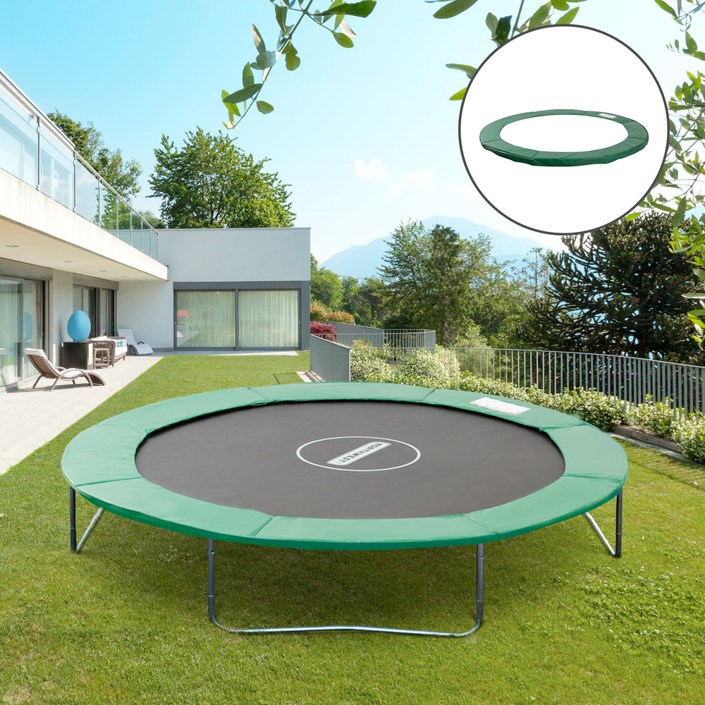 Coussin de sécurité pour trampoline 8 pieds, vert