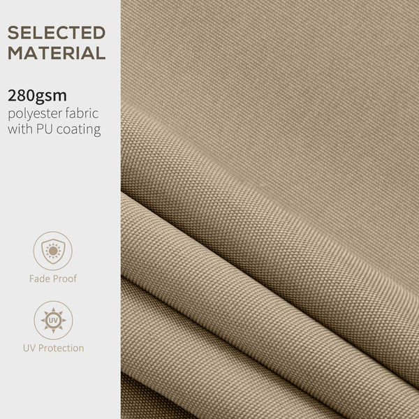 Replacement canopy for 8 x 13 retractable awning, UV protection, beige