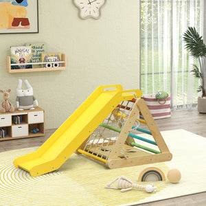 Ensemble Montessori  5 en 1 avec toboggan et sacs de sable